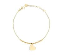 Rue des Mille Women's Heart Bracelet 925 Silver Gold Plated with Spheres BR-1SOGG PL CUO AU