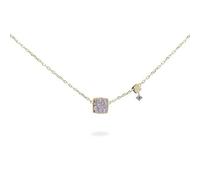 Rue des Mille Women's Necklace 925 Silver Gold Zirconia GRZ-018 M1 TV C AU
