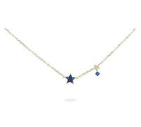 Rue des Mille Women's Star Necklace 925 Silver Gold Zirconia GRZ-018 M1 STE C AU