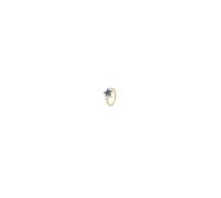 Rue des Mille Women's Star Ring 925 Silver Gold Plated with Zirconia ANZ-018 M1 STE AU