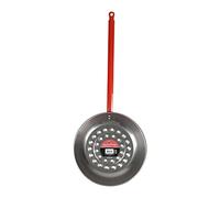 Ruecab 1177 - Sartén para castañas fabricada en metal gris de 5 x 28,5 x 58,5 cm