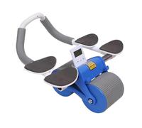 Rueda Abdominal Con Rebote Automático | Ruedas Estabilizadoras Dobles, Contador Inteligente | De Freno Inteligente | Para Entrenamiento Core, Gym En Casa