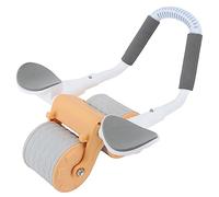 Rueda Abdominal de Rebote Automático con Rodillera, Rueda Ab Roller con Soporte para el Codo, Equipo de Entrenamiento Ab para Entrenamiento de Fuerza Central, Rueda de Ejercicio (Naranja)