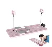 Rueda abdominal de rebote de apoyo de codo, rodillo ab con soporte de codo,Soporte de teléfono móvil incorporado para rodillo Ab de rebote | Rebound Workout Home Gym mejora la eficiencia del
