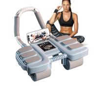 Rueda Abdominal de Rebote Saludable - 4 Ruedas Con Rebote Automático Para Entrenamiento de Abdominales