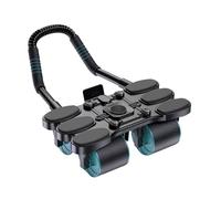 Rueda Abdominal Ejercicio - Rodillo Abdominal de Cuatro Ruedas con Rebote Automático para Entrenamiento - Equipo Para Músculos Centrales Con Soporte Para | Para Uso Doméstico En Gimnasio Dormitorio