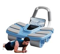 Rueda abdominal, entrenador de núcleo de rebote automático, equipo de entrenamiento silencioso de cuatro ruedas, 9.2 x 14.1 x 8.86 pulgadas, herramienta de ejercicio en casa para mujeres