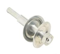 Rueda abrasiva de cerámica de 75 mm x 20 mm, copa de calibre de 10 mm para amoladora de banco, herramienta de eliminación de óxido y afilado, pulido de joyas, trabajo de metales con (vástago)