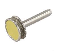 Rueda abrasiva de esmeril para pulir jade y vidrio, perfecta para lograr bordes curvos (4 x 20 mm)