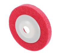 Rueda Abrasiva de Nailon Roja para Amoladora Angular, Acondicionamiento | Madera y Metal, Acabado Superficial, Alta Eficiencia, Ligera y Portátil