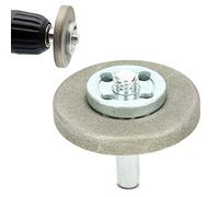 Rueda abrasiva, práctica piedra de afilar de alta dureza, multifuncional, 5,6 cm de diámetro, para herramientas de cepillado, tijeras de taladro (malla 360)