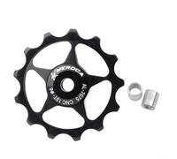 Rueda aerodinámica 1113T con rodamientos de acero sellados superiores a medida para una mayor eficiencia en el rendimiento de la bicicleta (13T negro)