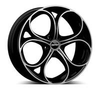 LLANTAS GMP DRAKE PARA ALFA ROMEO GIULIA 8X19 5X110 BLACK DIAMOND 3Q9