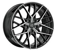 LLANTAS MSW MSW 74 PARA AUDI RS Q3 8,5X19 5X112 GLOSS BLACK FULL POLISHED IDM