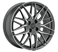 LLANTAS MSW MSW 50-4 PARA PEUGEOT 7.5x18 4x108 MATT GUN METAL FULL POLISHED SEQ