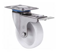 Rueda ALEX giratoria con freno - 10ZVIFD125-UT inoxidable - 2-1643