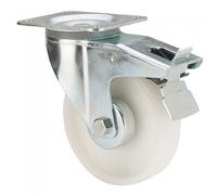 Rueda ALEX giratoria con freno 130-080-3 CP poliamix con rodillos - TW0052