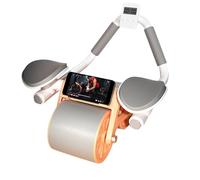Rueda automática para abdominales - Máquina de entrenamiento abdominal | Entrenamiento de fuerza para el hogar, entrenador de resistencia de cuerpo completo para abdomen, brazos, piernas, pecho