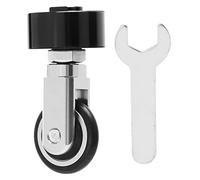 Rueda auxiliar Mavaol para bicicleta plegable K3PLUS 412 con tija de sillín de 33,9 mm. (Plata)