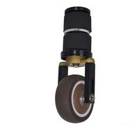 Rueda auxiliar plegable para bicicleta con rodillo de doble función para un mejor control de bicicleta plegable (rueda giratoria A)