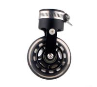Rueda auxiliar plegable para tija de sillín de bicicleta con rueda giratoria suave para una mayor capacidad de empuje en terreno plano (rueda giratoria A)