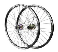 Rueda Bicicleta 24 Pulgadas Juego De Ruedas MTB 100/135mm Liberación Rápida Freno de Disco Llantas Mountain Bike para Teen Bujes Rodamiento Cassette 8-12 Velocidad