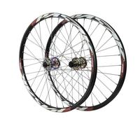 Rueda Bicicleta 24 Pulgadas Juego De Ruedas MTB 100/135mm Liberación Rápida Freno de Disco Llantas Mountain Bike para Teen Bujes Rodamiento Cassette 8-12 Velocidad