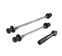 Rueda Bicicleta Eje, Cierre Rapido Rueda Trasera Ruedas de bicicleta de bloqueo de seguridad de liberación rápida del anuncio Ultraligero antirrobo pinchos MTB Mountain Road Bike Parts Accesorios(Blac