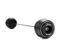 Rueda Brazo Oscilante Protector De Eje Rueda Y Horquilla Delantera Trasera para Yamaha YZF-R7 YZFR7 R7 YZF 2021-2025. Chasis contra Caídas Motocicleta Protector Eje(Titanio,Frente)