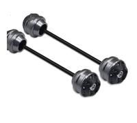 Rueda Brazo Oscilante Protector De Rueda Horquilla Delantera Y Trasera para Motocicleta para S1000R S1000 R S 1000 2013-2025. Deslizador Cuadro Motocicleta Protector Eje(Titanio,Delantero Trasero)