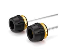 Rueda Brazo Oscilante Protector Horquilla Delantera Trasera Motocicleta para XADV 750 X ADV X-ADV XADV750 2021-2024 Deslizadores Chasis Anticaída Motocicleta Protector Eje(Oro,Delantero Trasero)