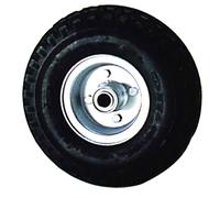 Rueda carretilla almacen / sacos neumática llanta galvanizada 20 mm
