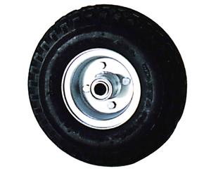 Rueda carretilla almacen / sacos neumática llanta galvanizada 20 mm