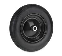 Rueda carretilla neumático sólido llanta de acero 37 cm 1,8 kg rueda de repuesto