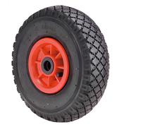 Rueda carretilla sacos neumática tamaño Ø 260 mm. con llanta plást