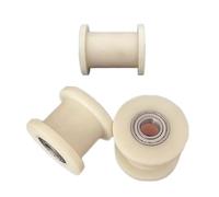 Rueda con ranura de nylon en forma de H engrosada Polea de carril I Diámetro doble rodamiento 50 60 70 Ancho de la ranura 21 25 26 31 41 46 51 61(D50xGW25 hole10)