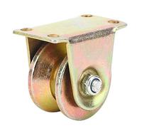 Rueda con ranura en V 45 Riel para puerta corrediza de acero de alta resistencia Rueda rígida Polea guía industrial para puertas corredizas Equipo de taller Material de