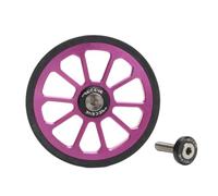 Rueda con Rodamientos Antislizante | Mecanizado CNC, Rueda te con Varilla Titanio, Silenciosa, para splazamiento en ciudad