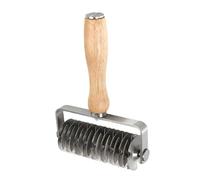 Rueda Cortadora para | Herramienta de Corte en Acero Inoxidable,Herramienta Cortadora de con Mango de Madera | Para Hornear, Decorar y Cocinar Pastel, Pizza y Pan; Para Restaurante, Panadería y