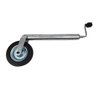 Rueda de apoyo Alko 48 mm rueda de goma maciza 200 x 50 150 kg con cojinete d...