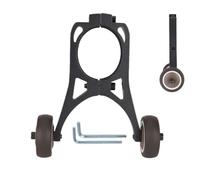 Rueda de apoyo plegable para scooter, soporte de mano eléctrico, soporte de almacenamiento adicional, ayudante de estacionamiento estable para uso en casa, viajes escolares, viajes por carretera y