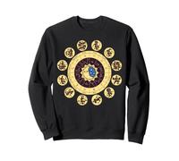 Rueda de astrología del Zodiaco símbolo de Signo Estelar Astrología Sudadera