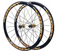 Rueda de Bicicleta, 700C/30/40/50MM, buje de llanta con Bloqueo Central de Seis Puntos para Juego de Ruedas de 7 a 11 velocidades