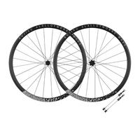 Rueda De Bicicleta 700C 9x100/10x135mm Bujes Trinquete 36T Liberación Rápida Center Lock Juego De Ruedas De Bicicleta Llanta De Freno De Disco(Gray,41mm)