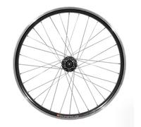 Rueda de bicicleta de disco delantero de aluminio de doble pared buje shimano disco de 6 agujeros de bloqueo (reforzado) de acero inoxidable de radios Velox Kargo - Vae - E-Bike M475 24"