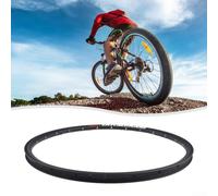 Rueda de bicicleta de montaña de aleación de aluminio de 26 pulgadas, freno de disco de doble capa, compatible con bujes de 24, 28, 32, 36 agujeros, color negro (28 agujeros)