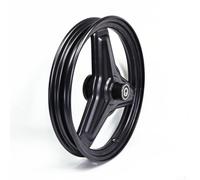 Rueda de bicicleta eléctrica, borde de hierro de 14 x 2.125 pulgadas, color negro