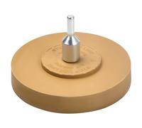Rueda de Borrador de Calcomanías, Eliminador de Borrar de Adhesivo, Quita Pegatinas de Goma Rueda, con Adaptador de Taladro, para Restos de Pegamento en Vehículos, Coches o Moto, Dia 100mm (4 ")