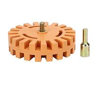 Rueda de Borrador Eliminación de Calcomanías 4 Pulgadas con Adhesivo a Rayas Biela y Almohadilla de Espuma Goma de Borrar