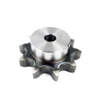 Rueda de cadena 16B 10 dientes con cubo, endurecido P: 25.4, 1″ Ozdowski de una fila